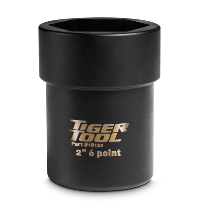 Tiger Tool 18120 2" 6 Point Axle Nut Socket