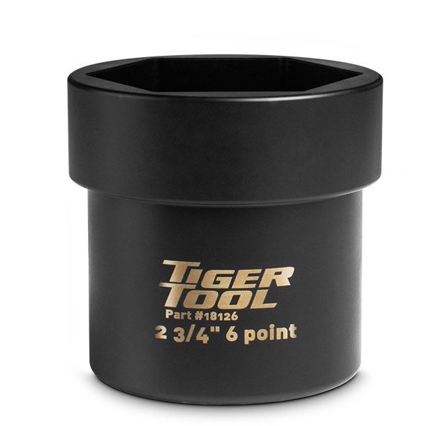 Tiger Tool 18126 2-3/4" 6 Point Axle Nut Socket