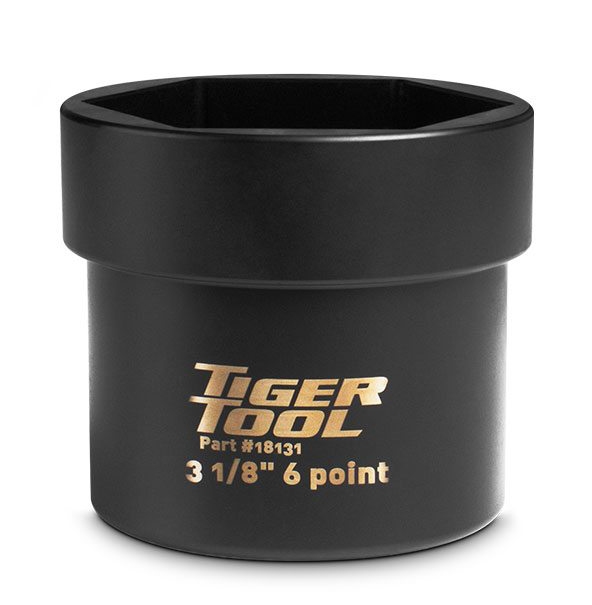 Tiger Tool 18131 3-1/8" 6 Point Axle Nut Socket