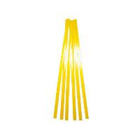 Polyvance R04-04-01-Y Yellow LDPE Polyethylene Flat Stick, 5 ft., 3/8 x 1/16 inches
