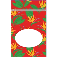 Bird of Paradise Large Stand Up Zipper Pouches