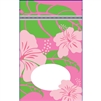 Hibiscus Nui Pink Small Stand Up Zipper Pouches - Bulk 100-count