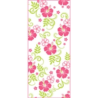 Hibiscus Swirl (Pink) Treat Bags - Small