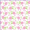 CLEARANCE Hibiscus Swirl Pink Cello Wrap (12 rolls) - 30" x 10' (120") continuous roll