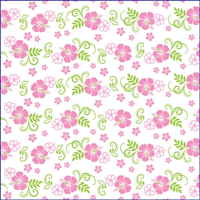 CLEARANCE Hibiscus Swirl Pink Cello Wrap (12 rolls) - 30" x 10' (120") continuous roll