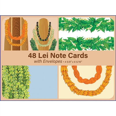 Boxed Note Cards (Lei Theme) - 48 ct.