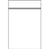 Clear Medium Stand Up Zipper Pouch - Bulk 100