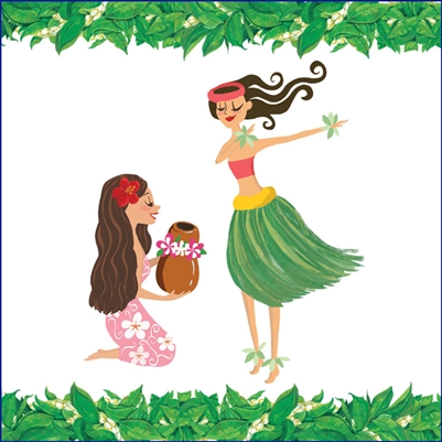 Hula Sisters Onesie - Self Sealing Treat Bags