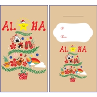 Hawaiian Christmas Tree Lucky Money Envelopes