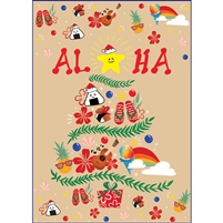 Hawaiian Christmas Tree Wiki Wrap, 6-ct.