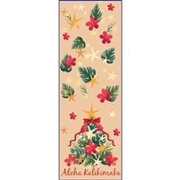 Tropical Tree Mele Kalikimaka Wine Tote