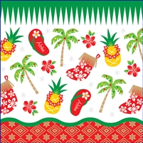 Hawaiian Holiday Onesie - Self Sealing Treat Bags