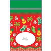 Hawaiian Holiday Small Stand Up Zipper Pouches