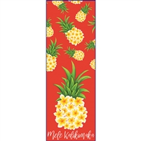 Plumeria Pineapple Mele Kalikimaka Wine Tote