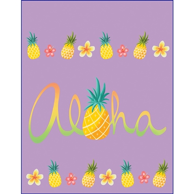 Aloha Pineapple Tiny Tote