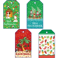 Hang Tags - Christmas Floral Assortment, 16 count