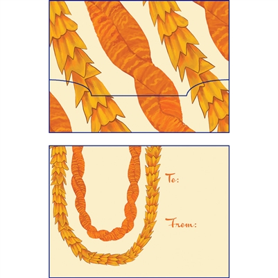 Ilima Hala Lei Gift Card Holder, 3-ct