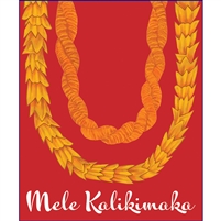 Ilima Hala Lei Mele Kalikimaka Medium Tote