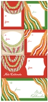 Pua Kenikeni Mele Kalikimaka & Rose Bud Lei Mele Kalikimaka Gift Tags