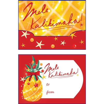 Christmas Pineapple Gift Card Holder, 3-ct.