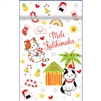 Meow Mele Kalikimaka Large Stand Up Zipper Pouches, 5 ct.