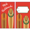 Surfboards Mele Kalikimaka Lucky Money Envelopes