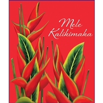 Lobster Claw Heliconia Mele Kalikimaka Medium Tote