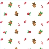 Gingerbread Hula Cello Wrap - 30" x 10' (120") continuous roll