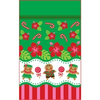 Gingerbread Hula Small Stand Up Zipper Pouches