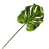 Artificial Real Touch Monstera Leaf Medium