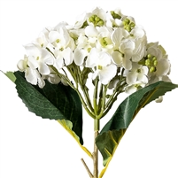 Artificial Hydrangea - Fancy White