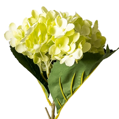 Artificial Hydrangea - Solid Green