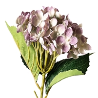 Artificial Hydrangea - Solid Purple/Lavender