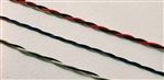 UL1213 Type E 16 AWG (19/29) Twisted Pair Wire, 3 TPI. Pick Your Combos! 250' Spool. Series# E-16(19)-XXTP3-0250
