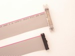 Flat Cable Assemblies: 10 Position, IDC Socket to IDC Header, 10 pieces. Item# ECA-S10H10-06-A-010