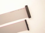 Flat Cable Assemblies: 20 Position, IDC Socket to IDC Card Edge, 10 pieces. Item# ECA-S20E20-06-A-010