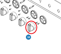 031809-000 Burner Knob D3