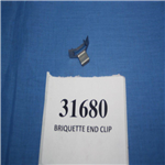 31680 -BRIQUETTE END CLIP