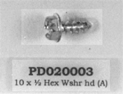 PD020003 '  #10 X 1/2 T(A) HEX WASHER HEAD Viking