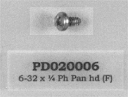 PD020006 SCREW, 6 X 1/4 HEX WASHER HD Viking