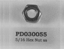 PD030055 5/16 HEX NUTS *SS* Viking