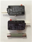 PM100075 MONITOR & SECONDARY INTERLOCK SWITCHES(2) & FUSE