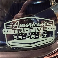 American Tri-Five Association Clear Reverse Decal