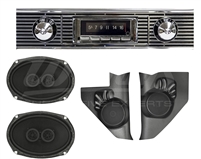 Custom Autosound 1956 Chevy Radio - Ultimate Package