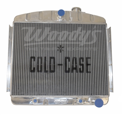 Cold Case 1955 1956 Chevy Radiator - Front 6 Cyl Mount (OS)