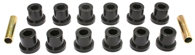 CPP Leaf Spring Bushings, Polyurethane, Black, Rear- 1955 Chevy