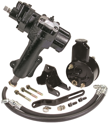 CPP 1955 1956 1957 Chevy Power Steering Conversion Kits 1955 1956 1957, With 500 Series Box And Front Mounts, Kit