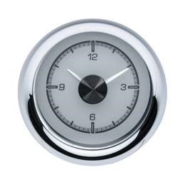 1955 1956 Chevy Car HDX Style Clock, Silver Face