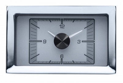 1957 Chevy Car HDX Style Clock, Silver Face