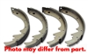 1955 1956 1957 Chevy Brake Shoes, Front, Axle Set